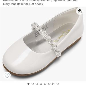 Toddler Pearl & Diamond White Flats